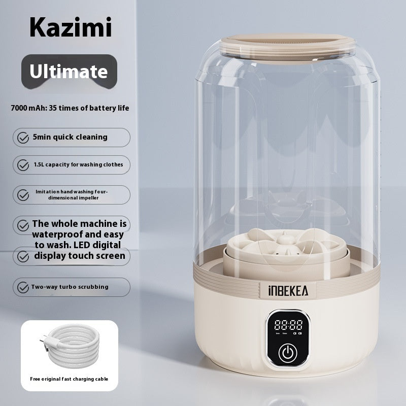 Mini lavadora inalámbrica portátil automática