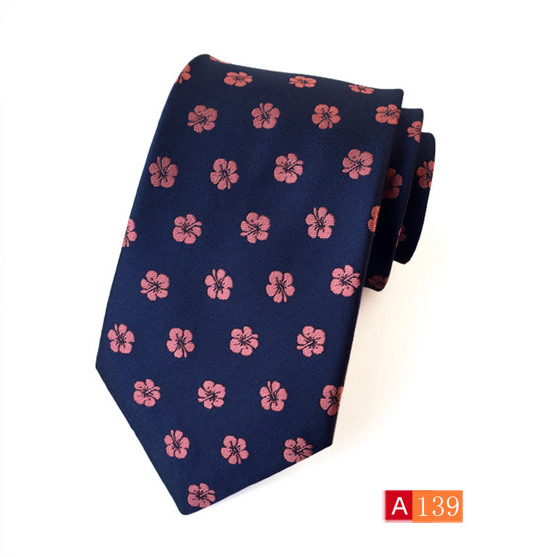 Corbata de jacquard de poliéster para hombre, informal y formal