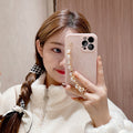 Rhinestone Pearl Bracelet Suitable For Pro Max Mobile Phone Shell  Female Soft