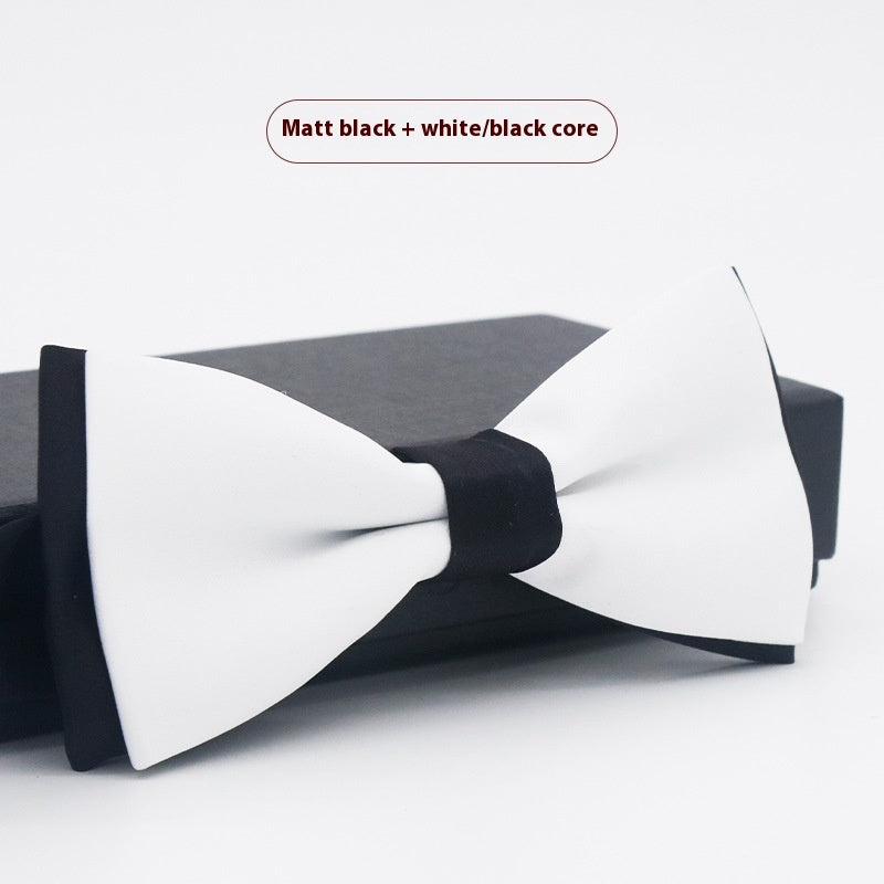 Corbata de lazo para novio, de color liso, para boda, negocios, informal, para hombre