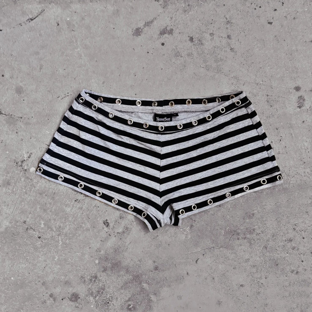 Womens Stylish Casual Striped Shorts