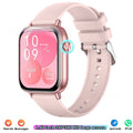 Reloj inteligente con podómetro, monitor de ritmo cardíaco, llamadas Bluetooth, pantalla táctil de 169 pulgadas, pulsera inteligente
