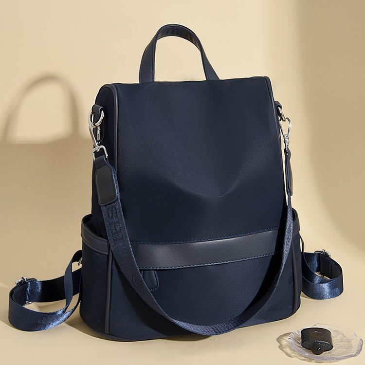 Mochila de tela Oxford para mujer, bolso de viaje de gran capacidad, mochila escolar.