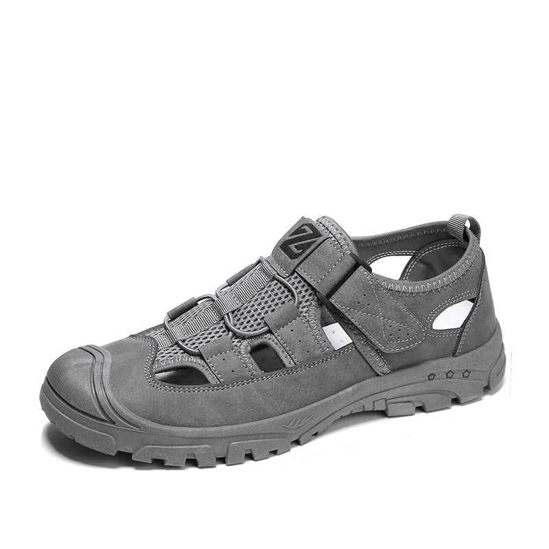 Sandalias casuales versátiles con puntera ahuecada antideslizante