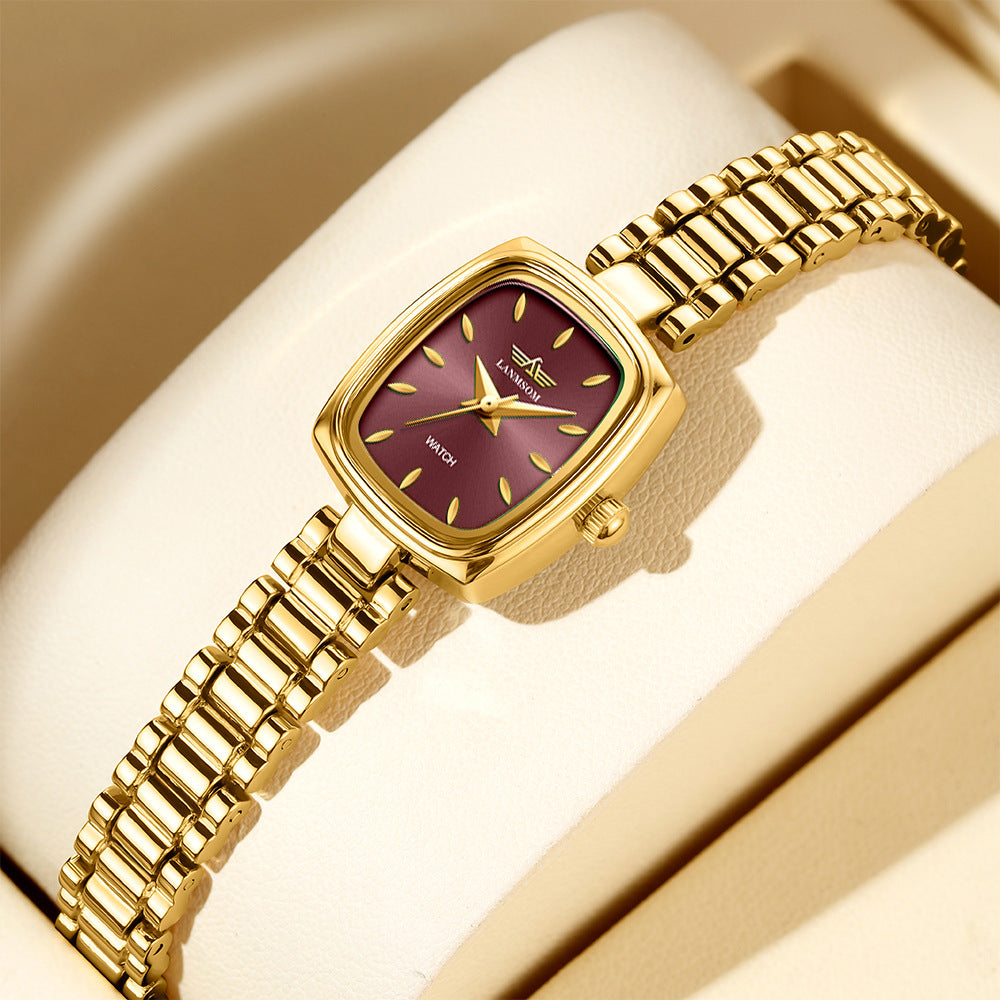 Reloj vintage pequeño dorado Niche para mujer