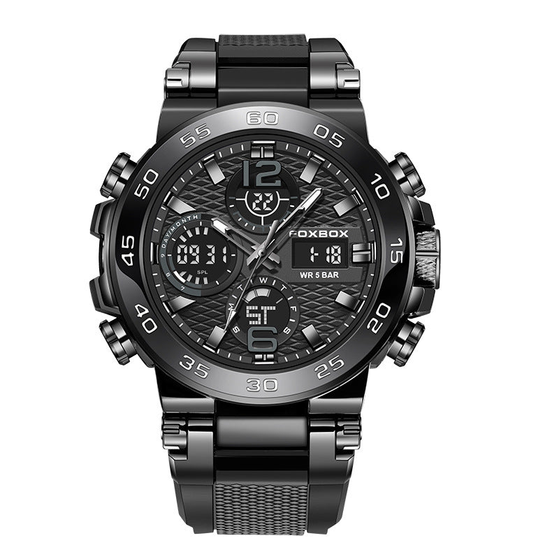 Reloj deportivo elegante y multifuncional con resistencia al agua.