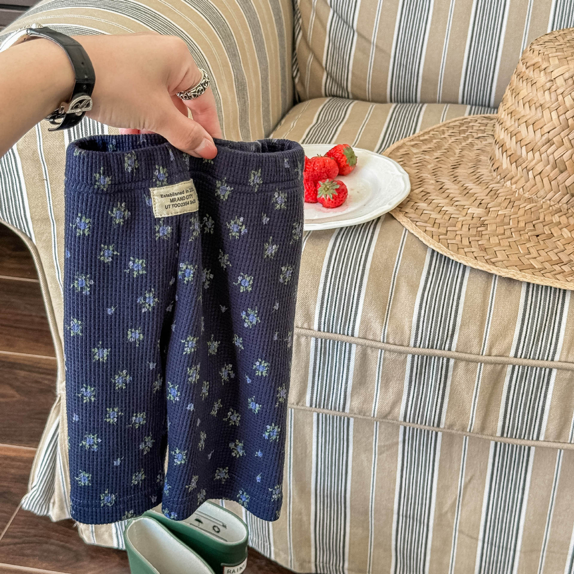 Leggings cortos de cintura alta para niñas