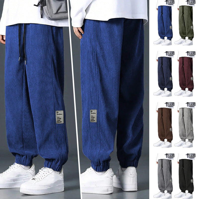 Pantalones de trabajo casuales de pana para deportes