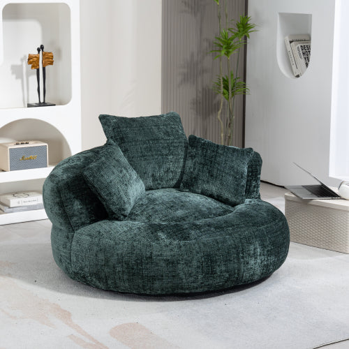 COOLMORE Lazy Sofa Durable Comfort Lounger High Back Bean Bag Chair Couch With Three Pillows For Adults And Kids, Indoor & Outdoor, Single Gaming Sofa Chair For Bedroom,Office