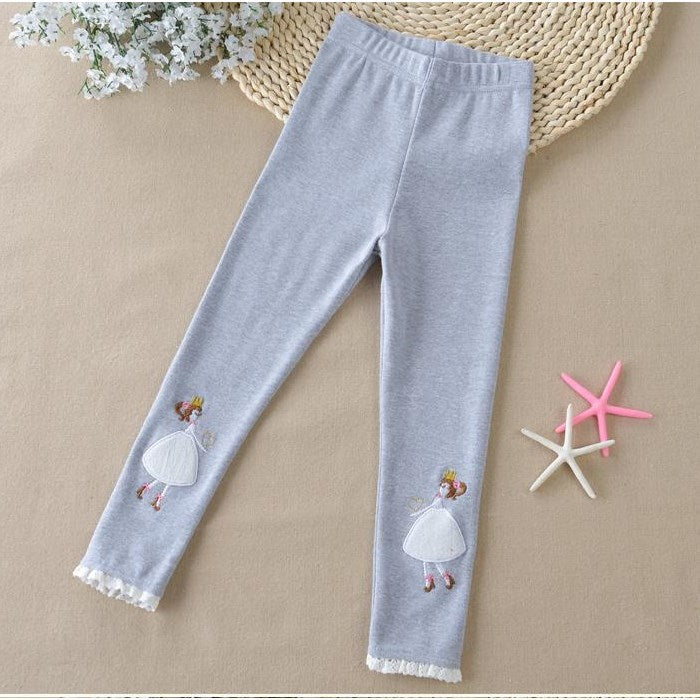 Leggings Pantalones de algodón para niñas tallas medianas y grandes