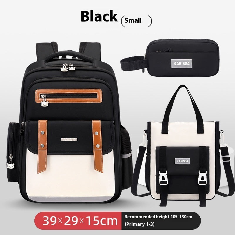 Mochila escolar de tela Oxford para niños de gran capacidad