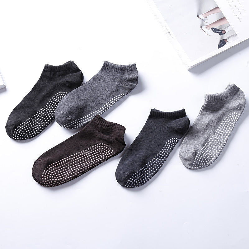 Calcetines de yoga invisibles y antideslizantes para hombre