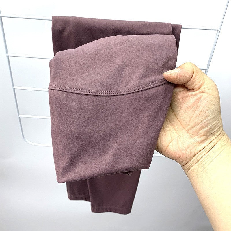 Pantalones deportivos de cintura alta sin costuras para mujer