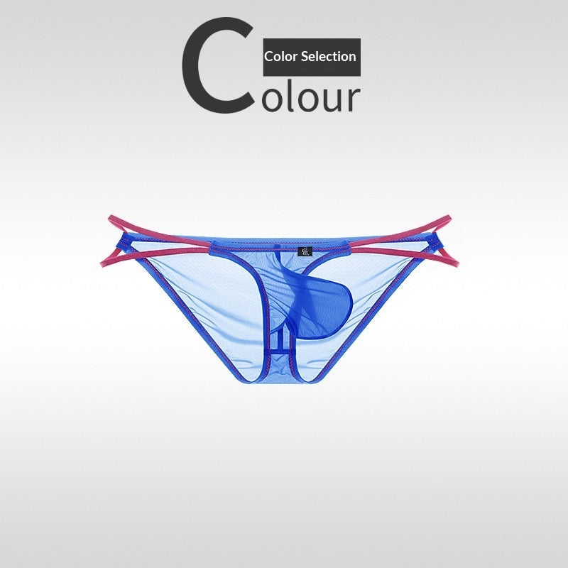 Calzoncillos ultrafinos de seda helada para hombre con cinturilla adelgazante
