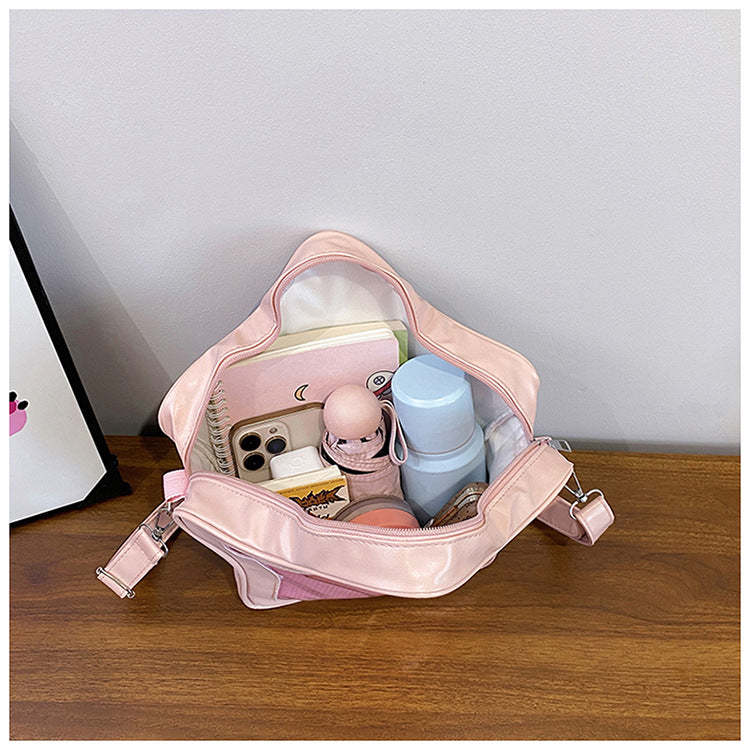 Bolso de hombro transparente de gran capacidad nuevo y atractivo