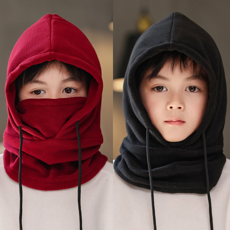 Gorro, bufanda y mascarilla engrosados ​​todo en uno con protección para los oídos que te mantienen abrigado y bloquean el viento.