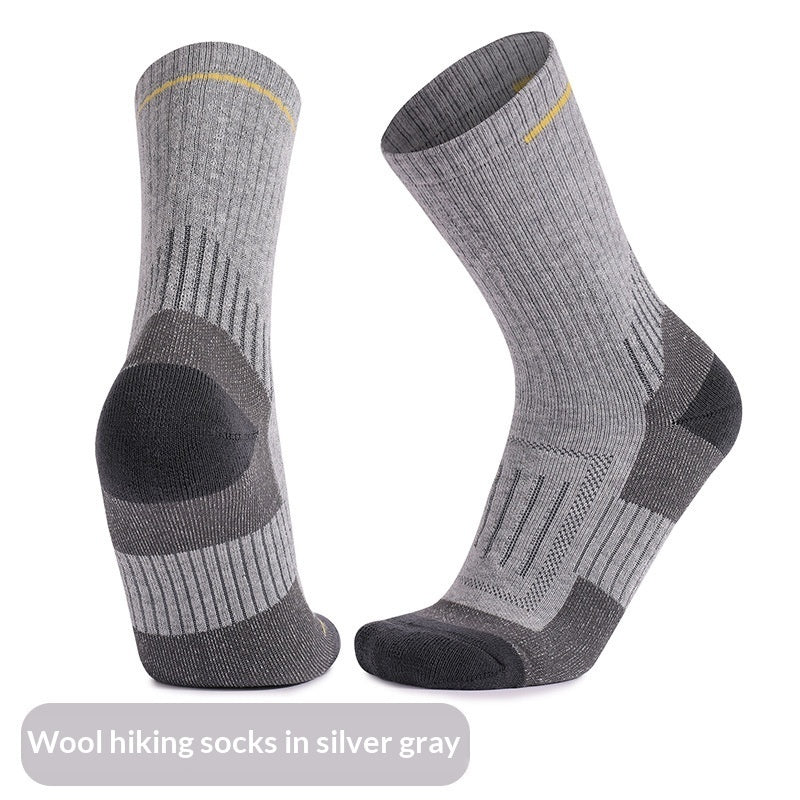 Men's Outdoor Non-slip Wear-resistant Sweat-absorbent Breathable Wool Socks
