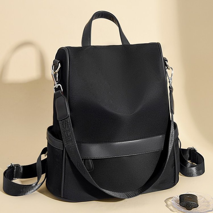 Mochila de tela Oxford para mujer, bolso de viaje de gran capacidad, mochila escolar.