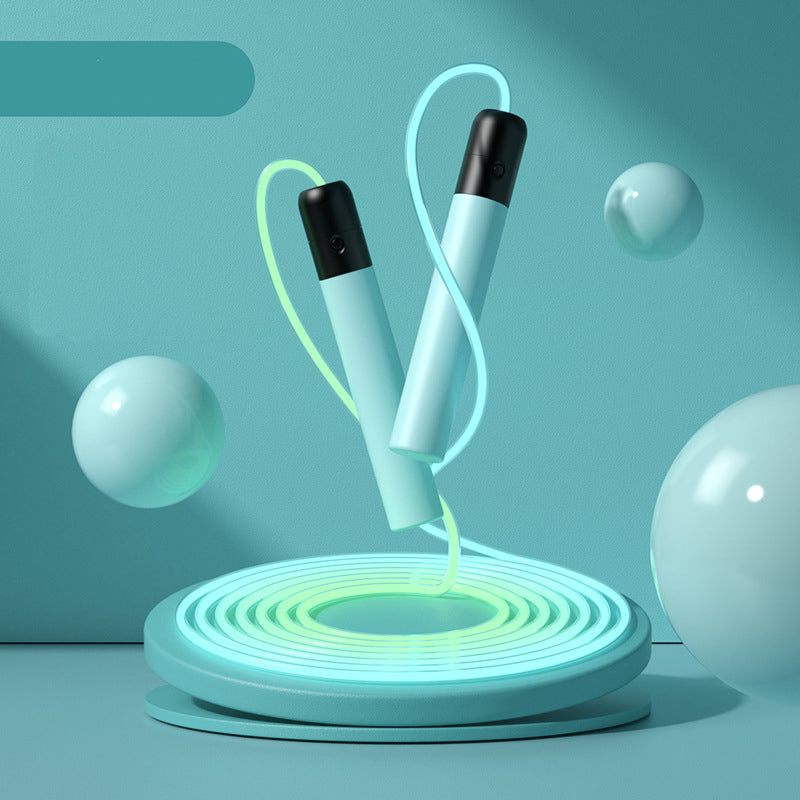 Cuerda luminosa de fibra óptica para deportes y fitness