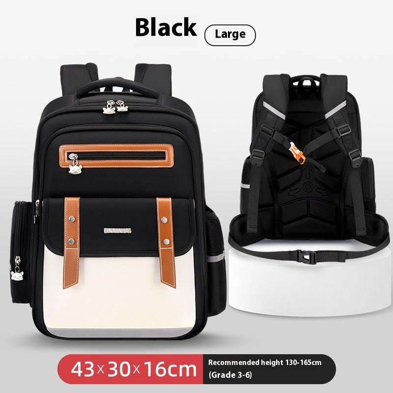 Mochila escolar de tela Oxford para niños de gran capacidad