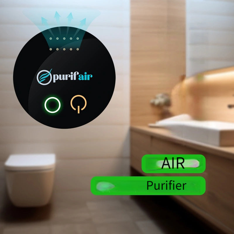 Purificador de aire, dispositivo de desinfección y desodorización, eléctrico, multiusos, ligero y portátil.