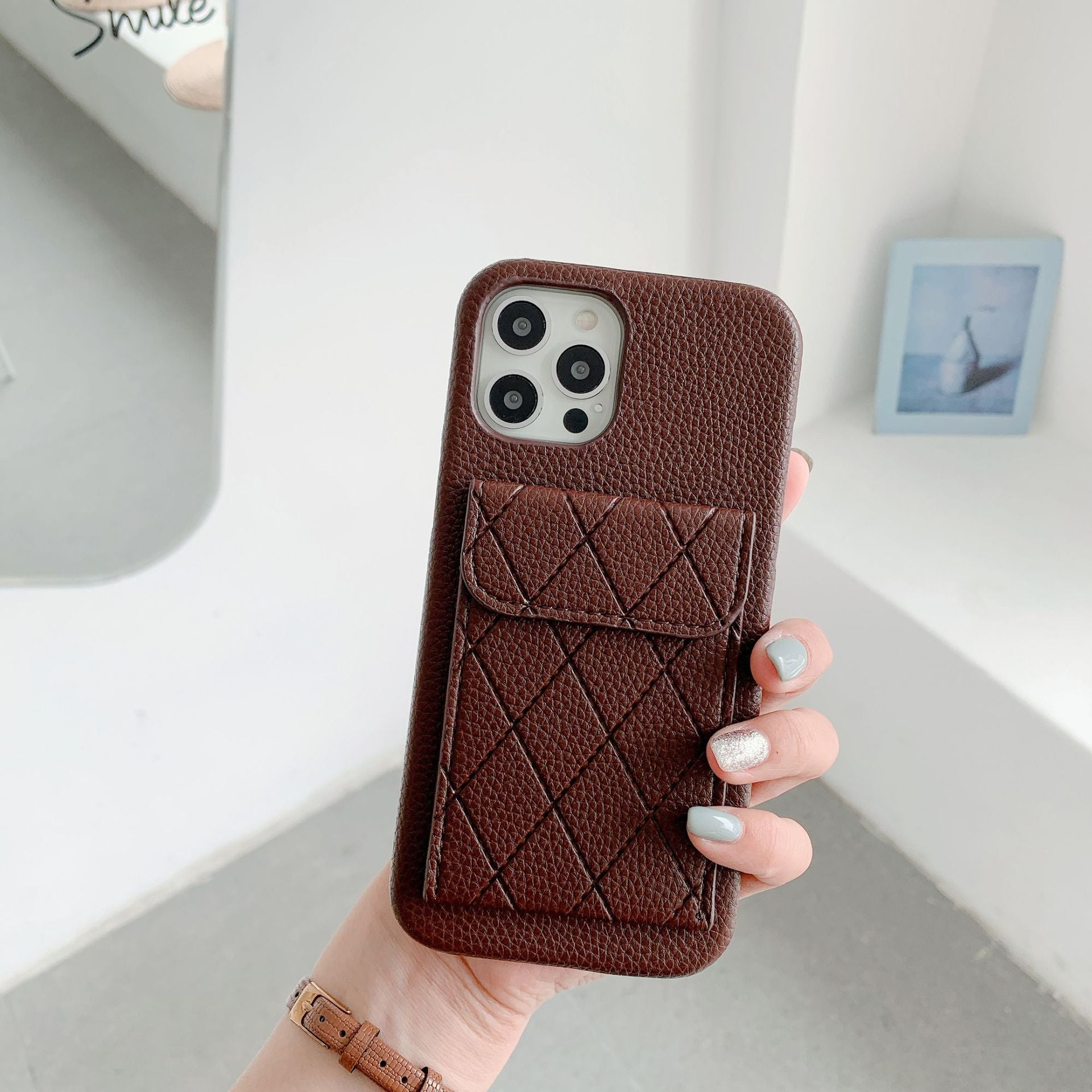 Funda para teléfono móvil con tarjetero de la marca Tide