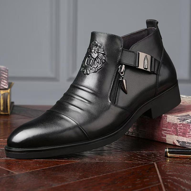 Zapatos de oficina nuevos zapatos casuales de negocios de moda de caña alta