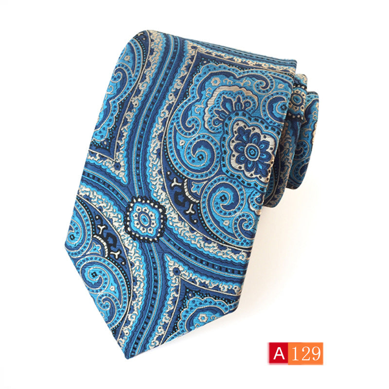 Corbata de jacquard de poliéster para hombre, informal y formal