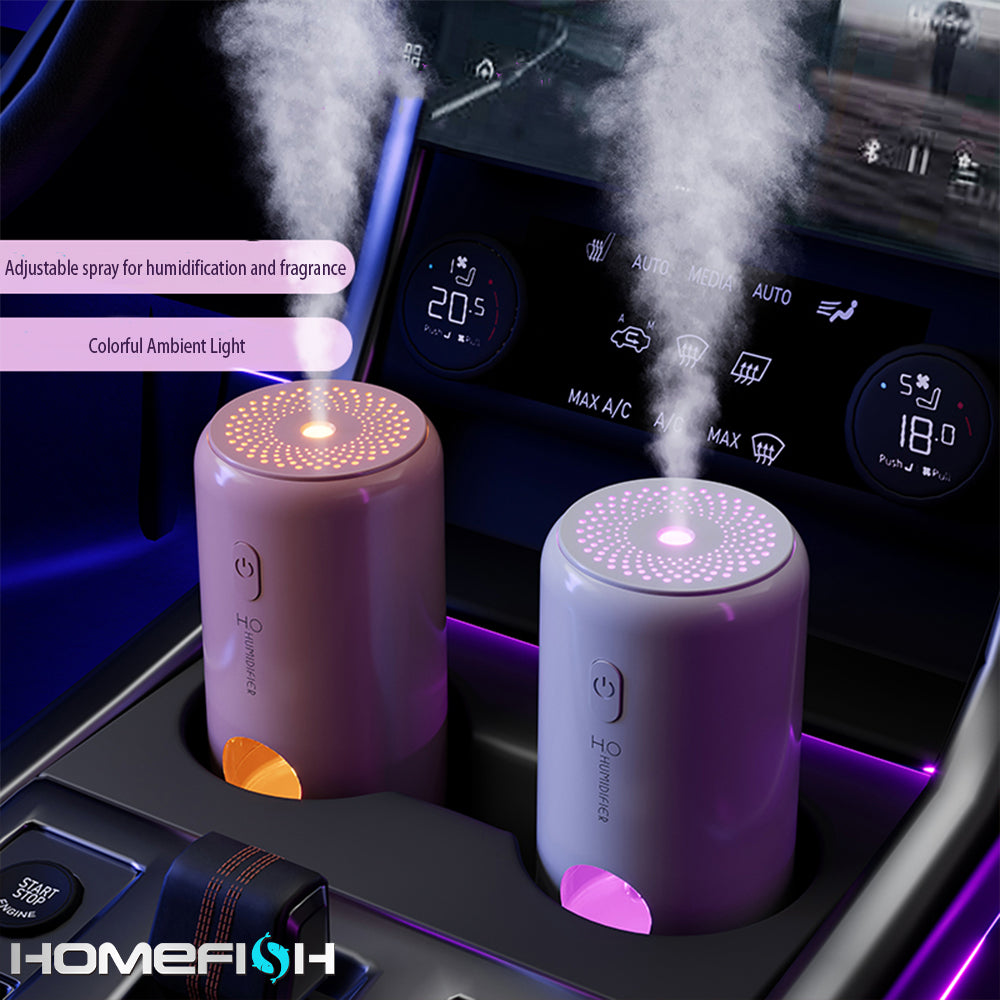 Humidificador de aire inalámbrico para vehículos, pulverizador automático de gran capacidad, atomizador de aromaterapia.