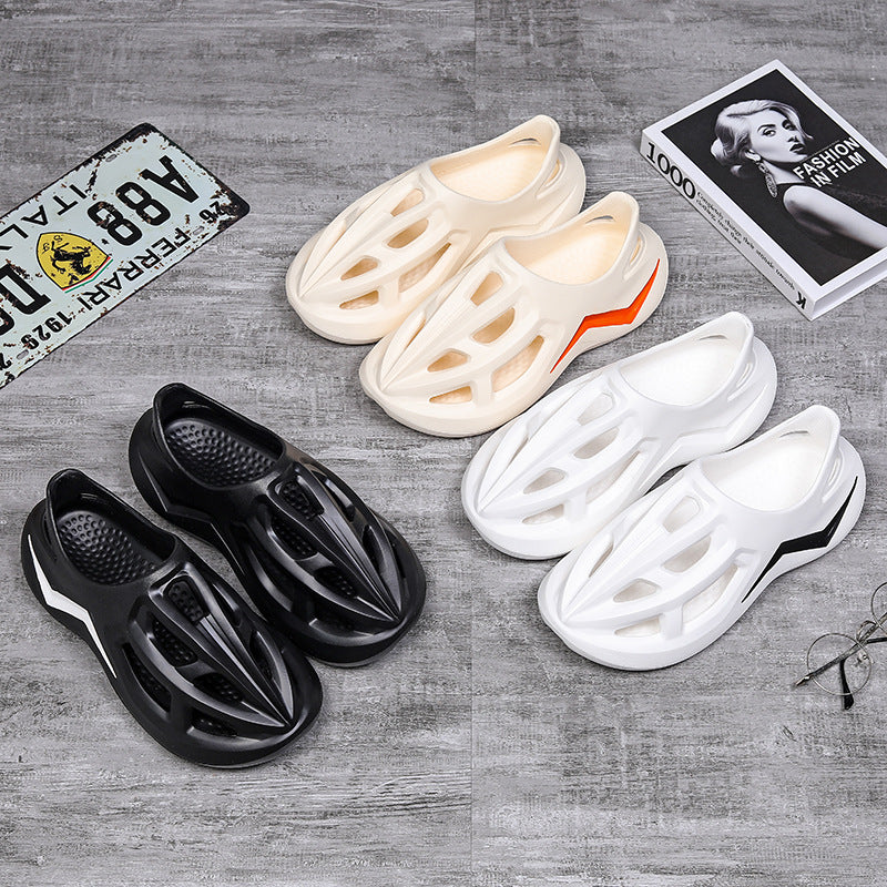 Pantuflas de playa de suela gruesa de tendencia Baotou para hombres y mujeres