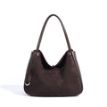 Bolso tote versátil de piel auténtica elaborado con piel de vacuno mate
