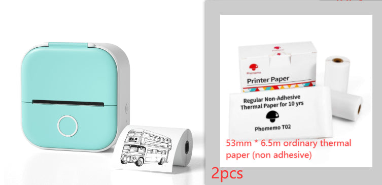 Mini impresora térmica portátil de etiquetas, impresora de fotos para el hogar, impresora de preguntas incorrectas para estudiantes, mini impresora de etiquetas compatible con Bluetooth, etiqueta de precio