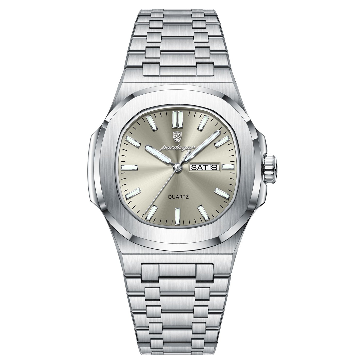 Reloj automático para hombre, resistente al agua y luminoso.