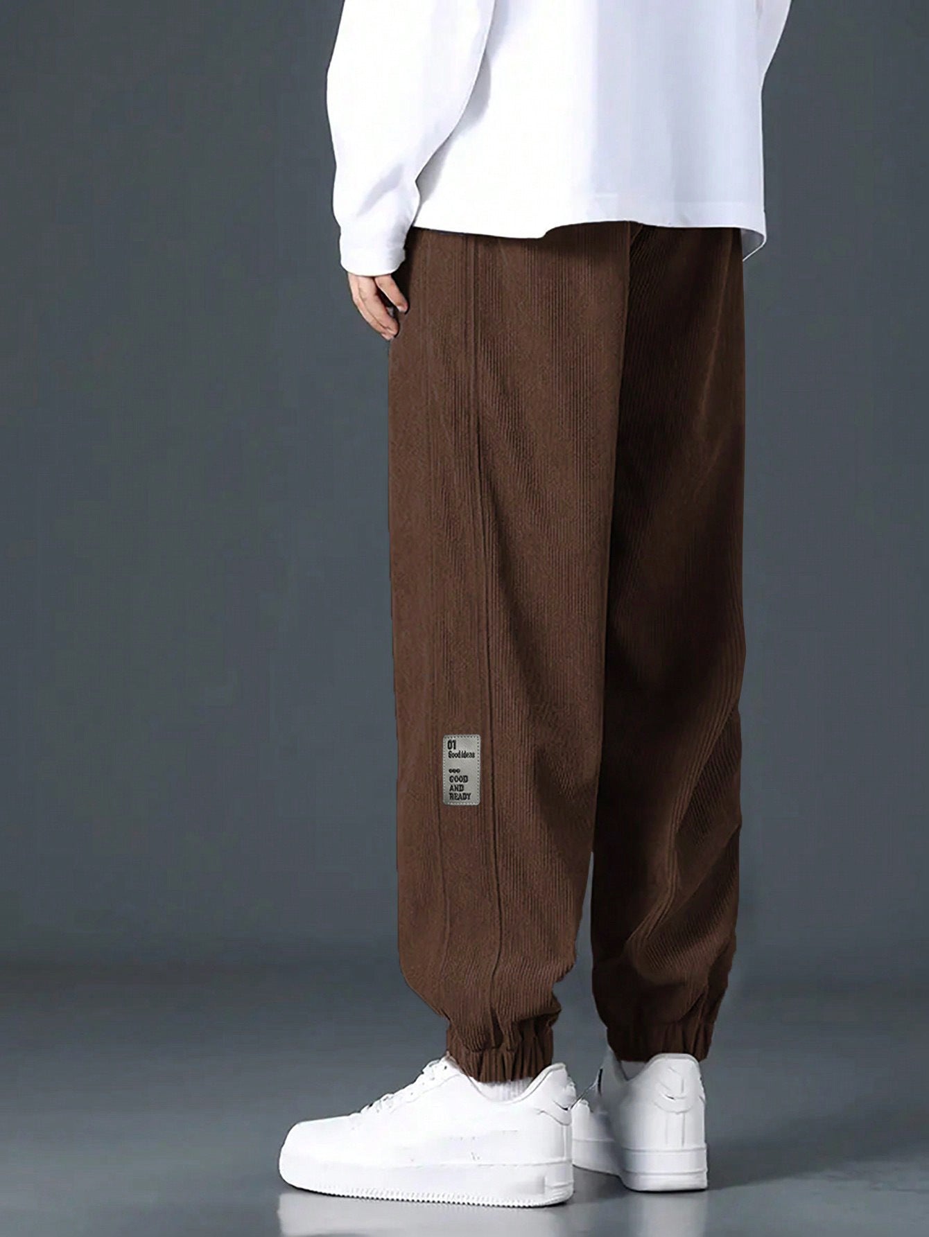 Pantalones de trabajo casuales de pana para deportes