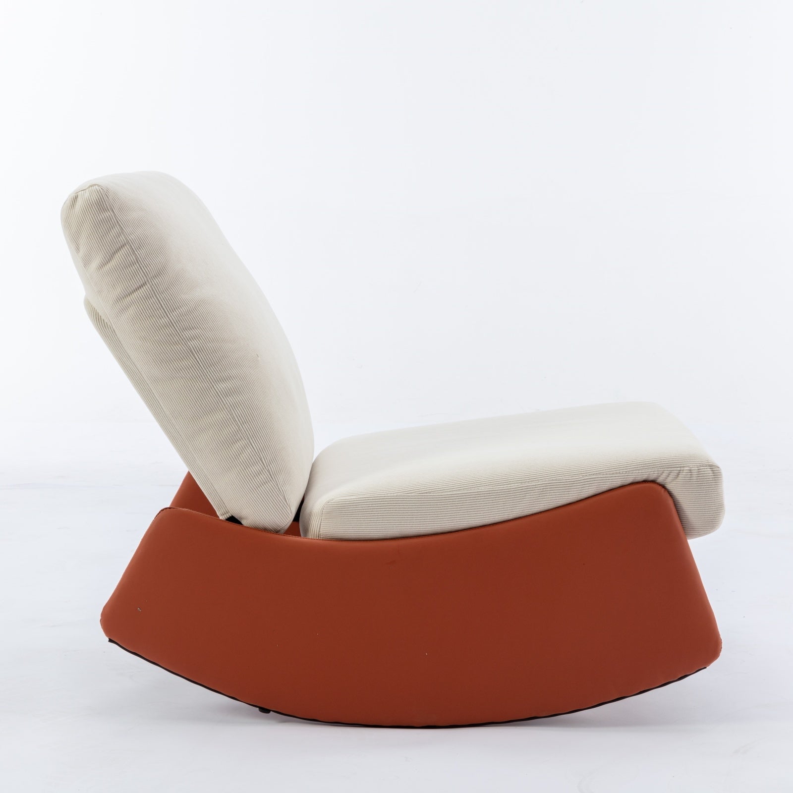 Sillón mecedor reclinable moderno, cómodo sillón mecedor para guardería con reposapiés, sillón de lectura decorativo, tapizado