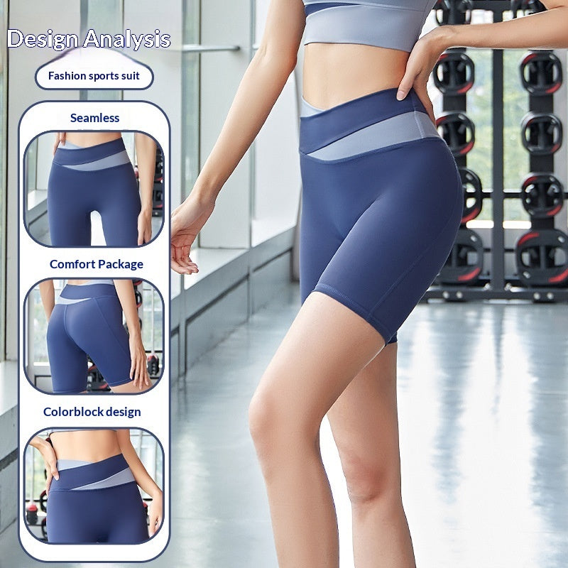 Pantalones de yoga de cintura alta y leggings deportivos que levantan la cadera