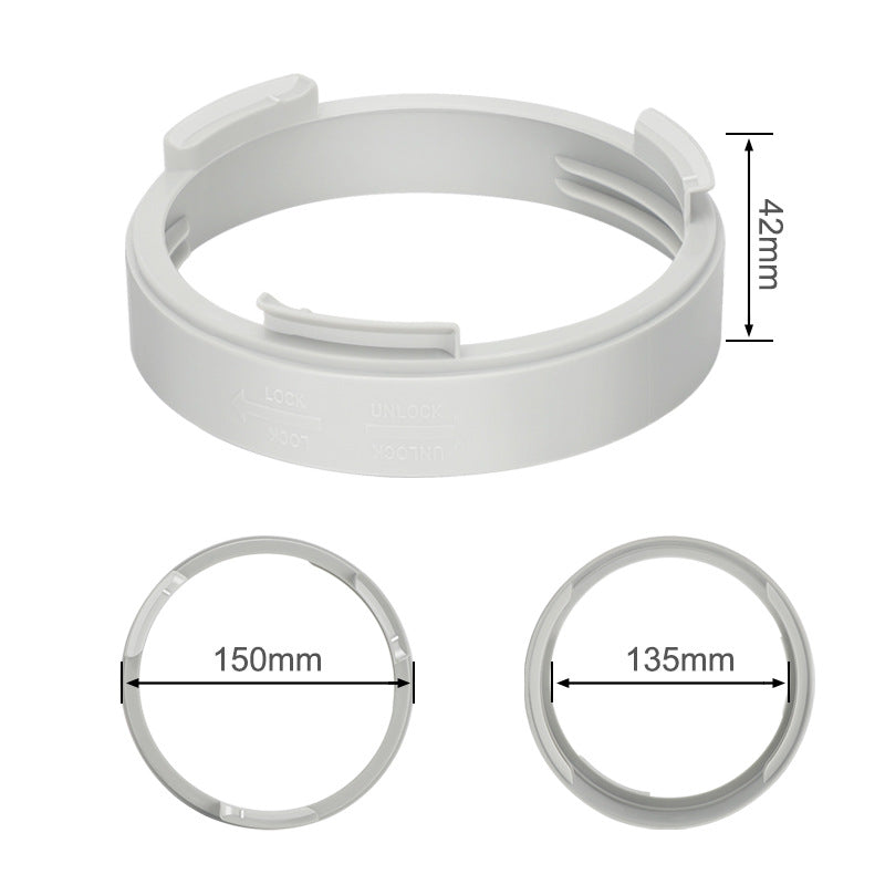 Tubo de escape de aire acondicionado Tubo de escape Tubo de escape de calor Interfaz circular Diámetro 15CM Conector de aire