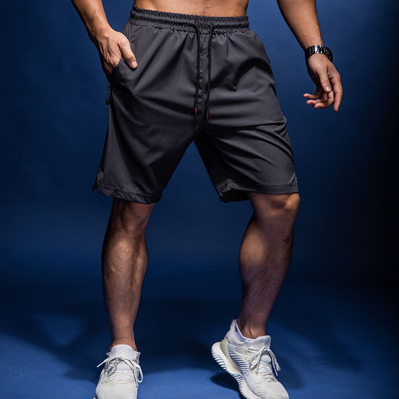 Pantalones cortos deportivos y de fitness informales, holgados, de secado rápido y transpirables para hombre