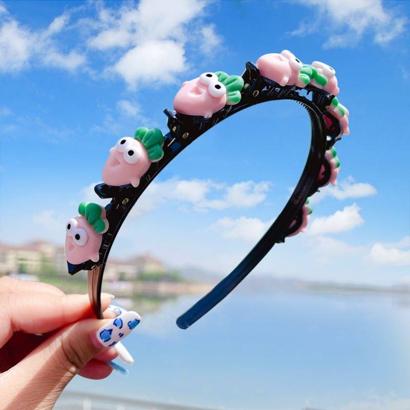 Accesorios para el cabello con clip para niñas de Net Red