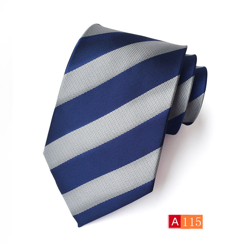 Corbata de jacquard de poliéster para hombre, informal y formal