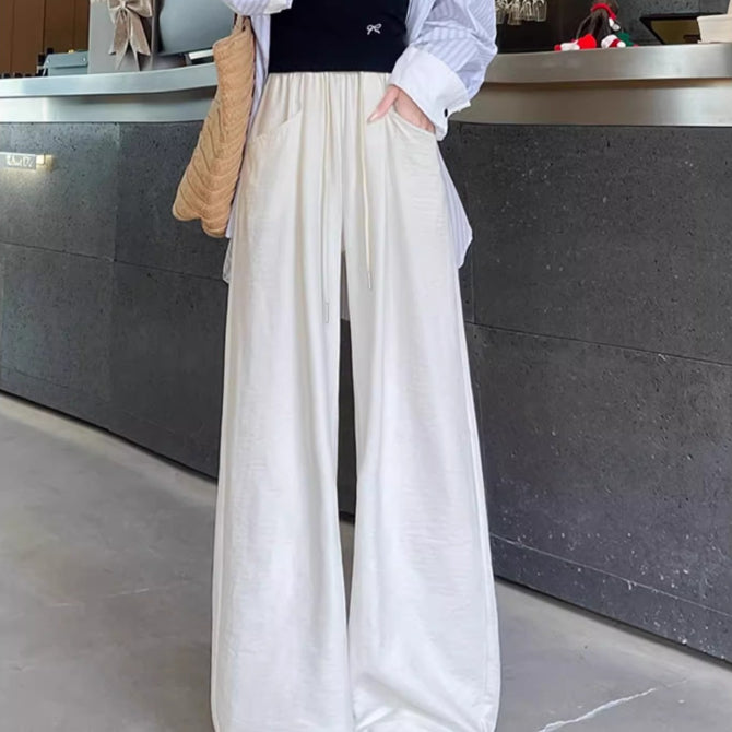 Pantalones casuales para mujer, holgados, relajados y versátiles.