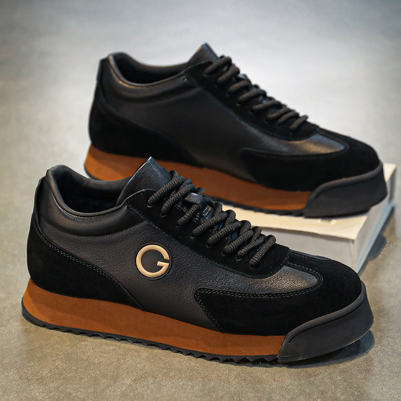 Zapatos casuales sencillos de talla grande para hombre