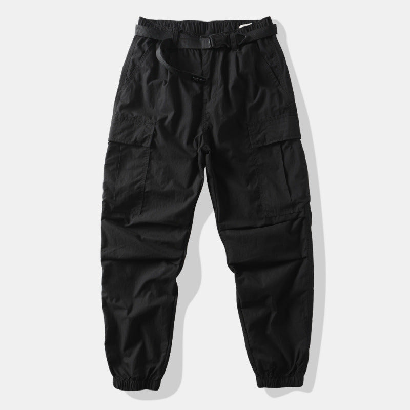 Pantalones de trabajo de estilo japonés para hombre, primavera y verano