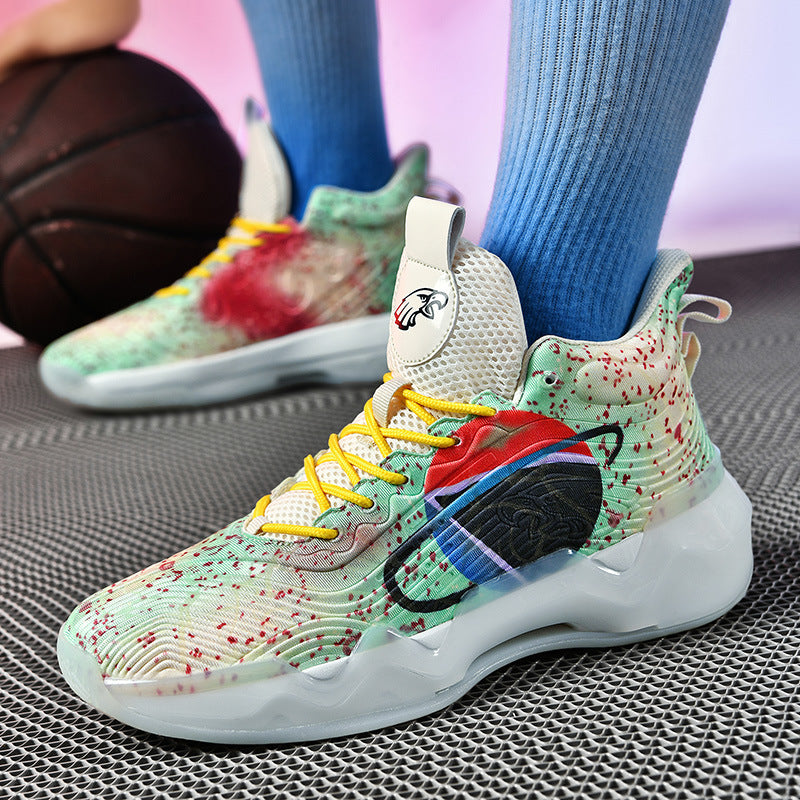 Zapatillas de baloncesto altas y luminosas