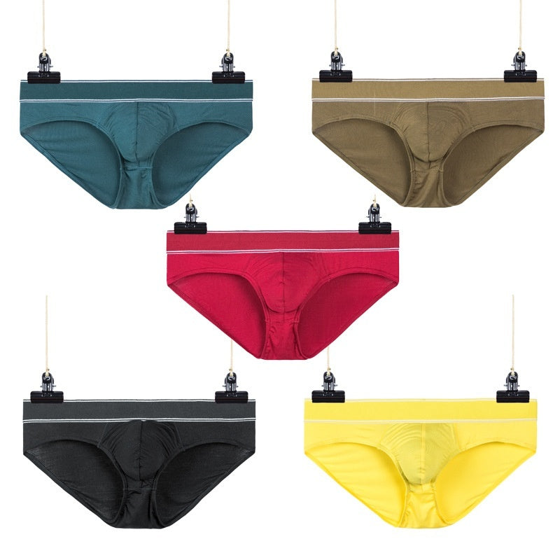 Nueva ropa interior masculina juvenil de modal fino de grafeno, bolsa grande