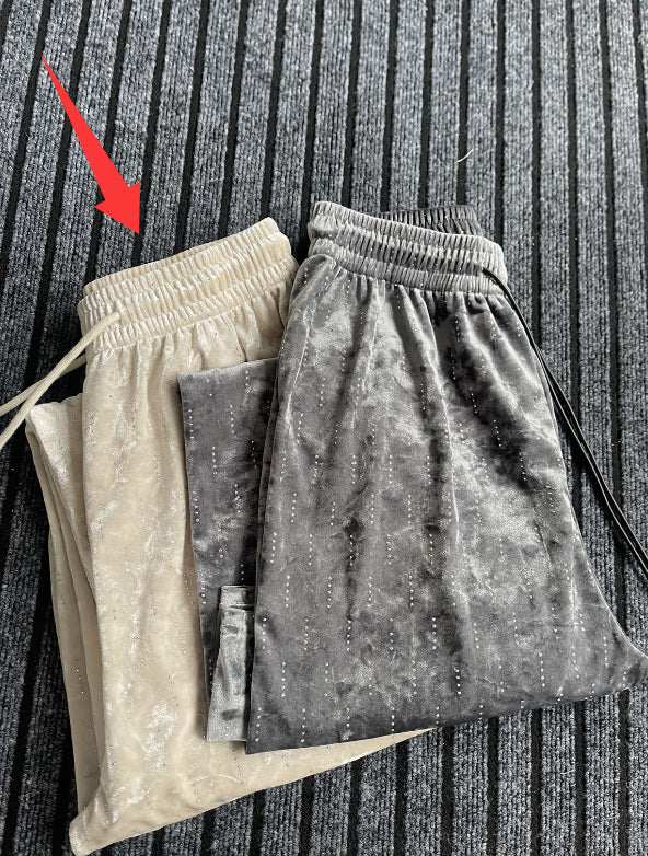 Pantalones rectos adelgazantes de cintura alta para mujer