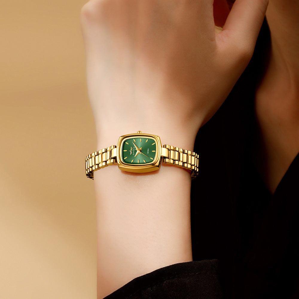 Reloj vintage pequeño dorado Niche para mujer