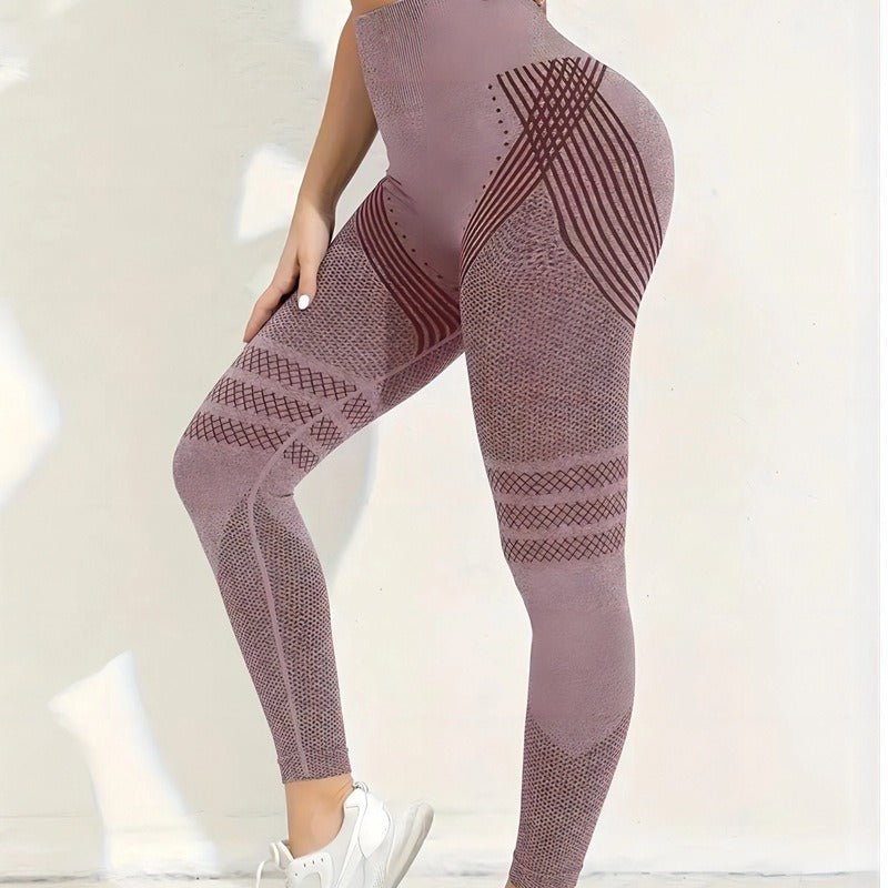 Pantalones de yoga de cintura alta y leggings de fitness