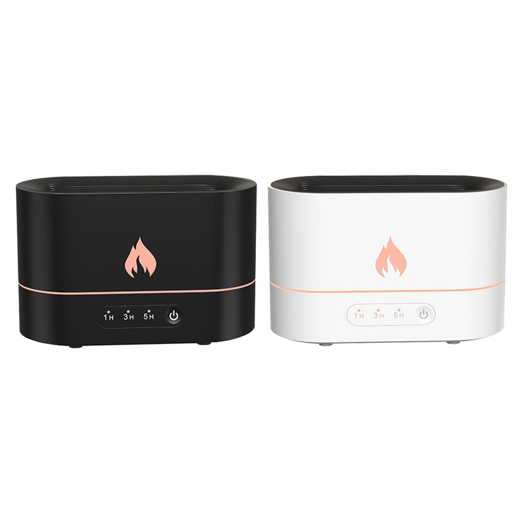 Humidificador de aromaterapia Siming Flame para dormitorio, ambiente silencioso, difusor de llama, decoración del hogar