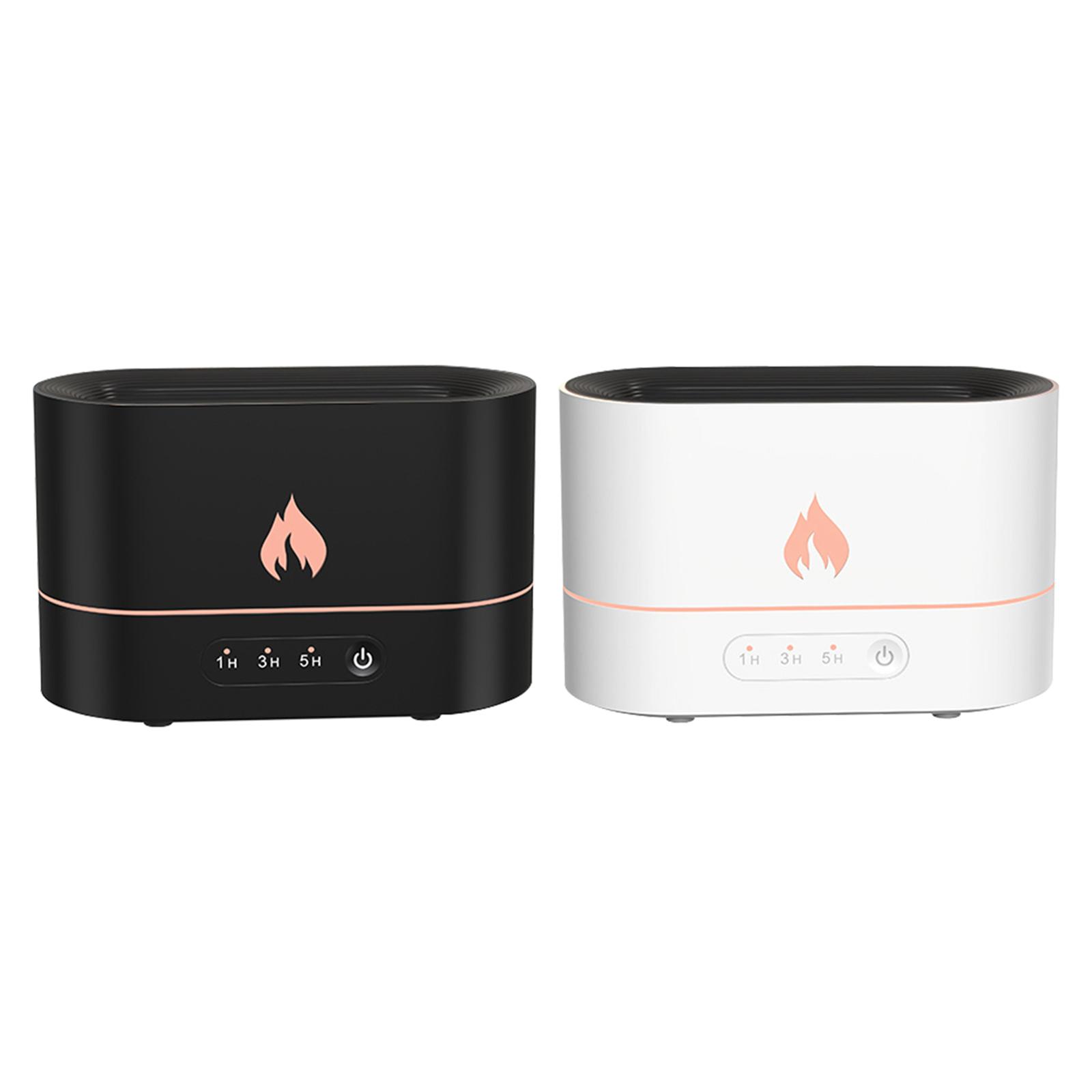 Humidificador de aromaterapia Siming Flame para dormitorio, ambiente silencioso, difusor de llama, decoración del hogar